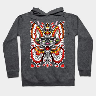 panther butterfly dagger tattoo design Hoodie